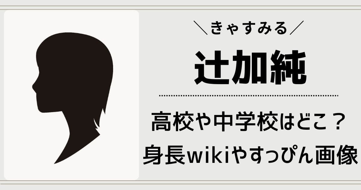 辻加純(きゃすみる)wiki！高校はブレア学園！身長年齢やすっぴん画像