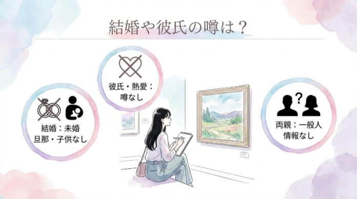 倉中るなの結婚や彼氏の噂